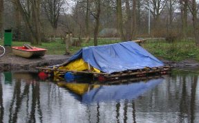 Kamperen op het water