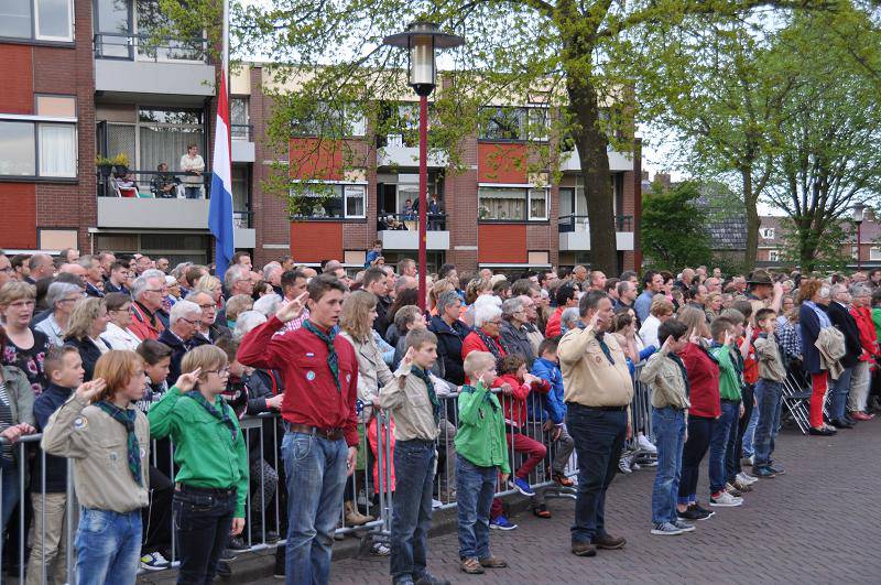 Scouting Admiraal Kruys tijdens Dodenherdenking