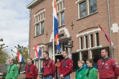 27-04-2022 Vlag hijsen Koningsdag